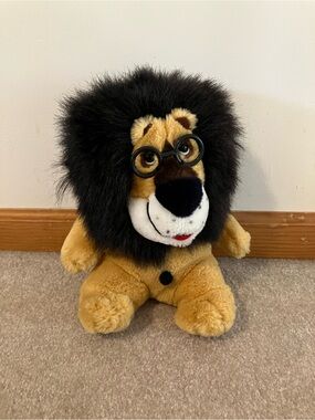 Vintage Harris Bank Lion Plush Bank